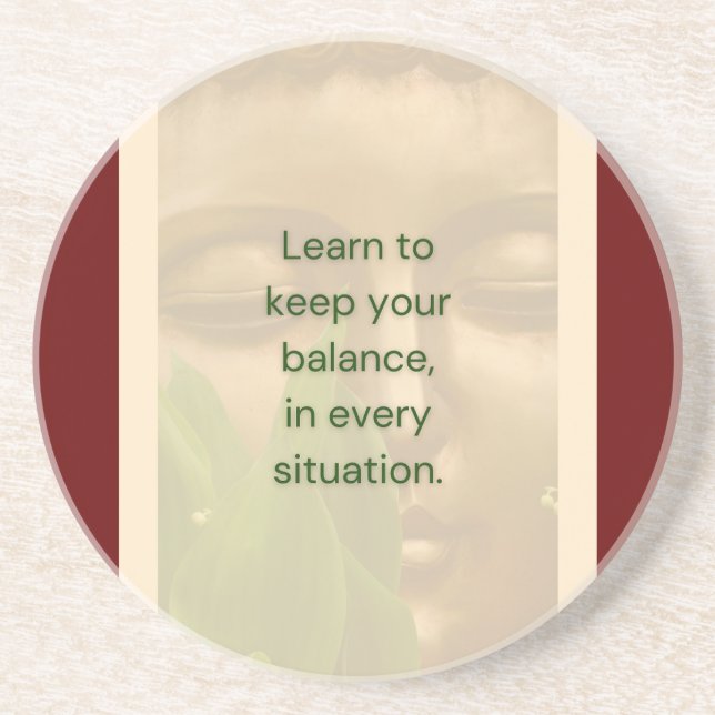 BuddhaToday V2 - #13 "Parkera här" Bricka Underlägg (Framsidan)