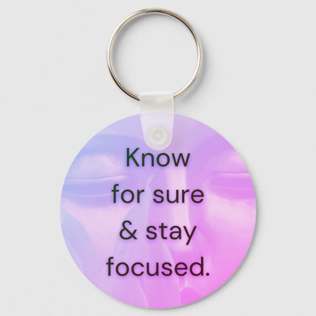 BuddhaToday V2 #15 Bär en Citat Nyckelring (Framsida)