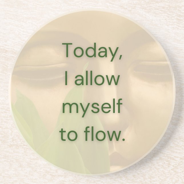 BuddhaToday V2 - #25 "Parkera här" Bricka Underlägg (Framsidan)