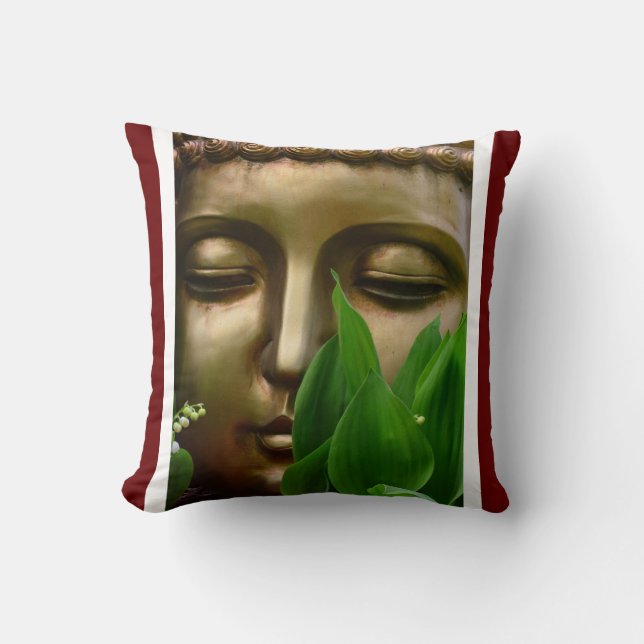 BuddhaToday V2 Fredkudde #4 med Citat Kudde (Framsida)