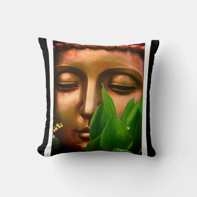 BuddhaToday V2 Fredkudde #5 med Citat Kudde (Framsida)