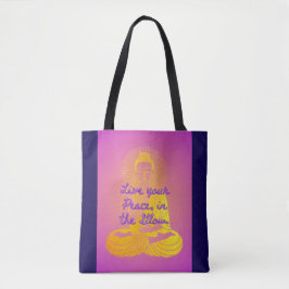 BuddhaToday V4 Sunrise Buddha Tote #1 Tygkasse