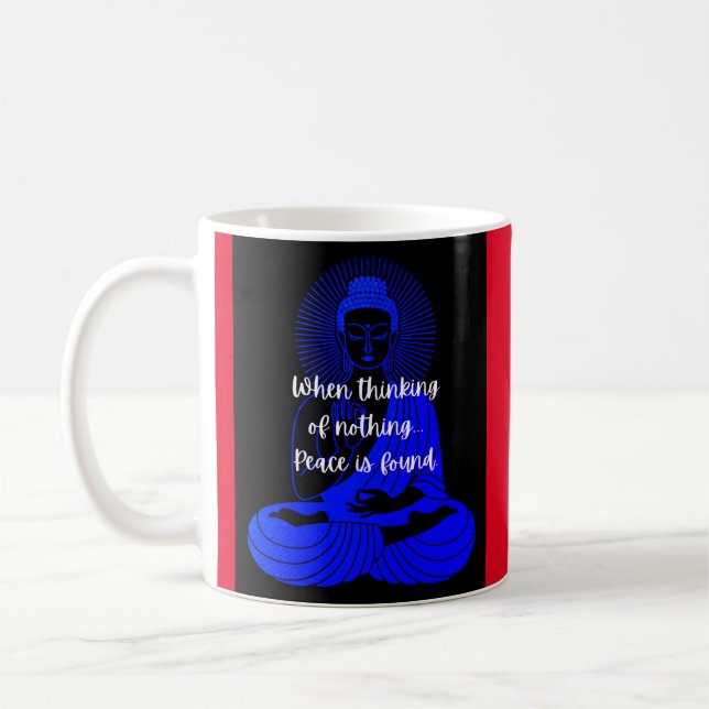 BuddhaToday V5 #5 Meditationsmuggar (double quote) Kaffemugg (Vänster)