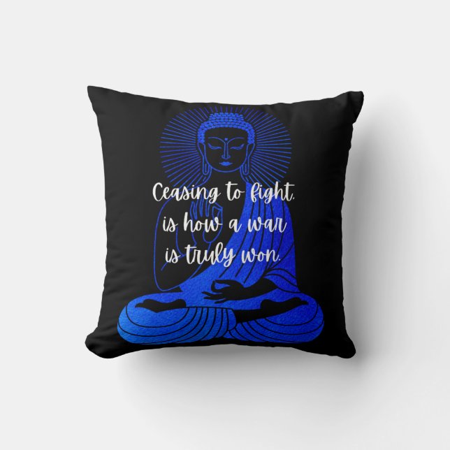 BuddhaToday V5 Ocean Zen #1 Frid Kuddserie Kudde (Framsida)