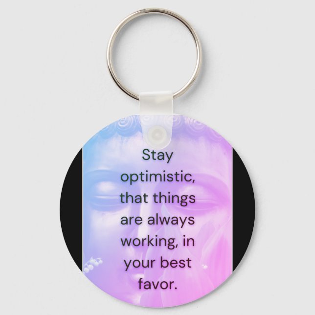 BuddhaTodayV2 #7 Carrie en nyckelring med citat  (Framsida)