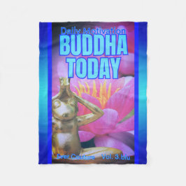 BuddhaTodayV3.blu #1 Mysig Buddha Flanellfilta Fleecefilt