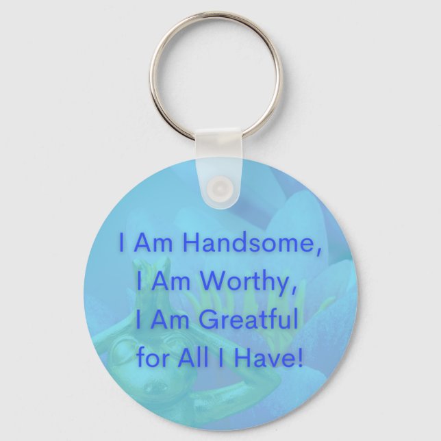 BuddhaTodayV3.blu #3 Carrie Nyckelring med Citat  (Framsida)