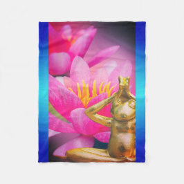 BuddhaTodayV3.blu #3 Mysig Buddha Flanellfilt Fleecefilt