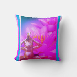 BuddhaTodayV3.pnk Blommande Groda #12 Kudde