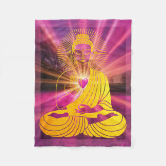 BuddhaTodayV4 #1 Mysigt Buddha Fleece Blanket