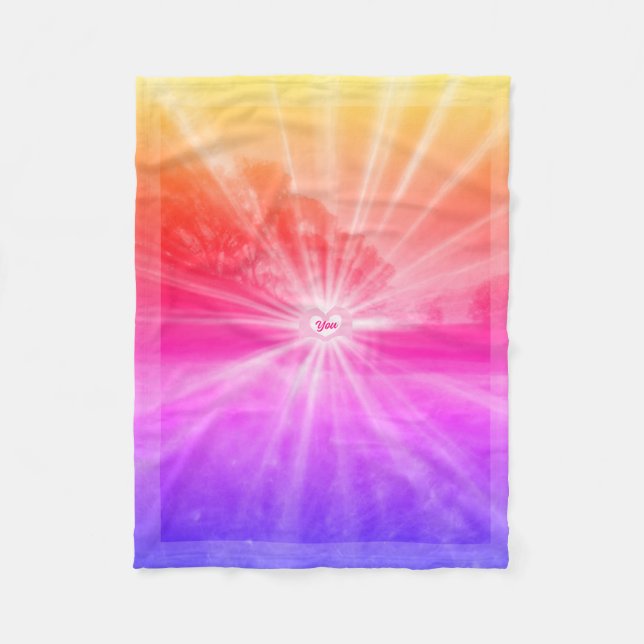 BuddhaTodayV4 #37 Mysig Buddha Flanellfilt Fleecefilt (Framsidan)