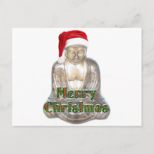 Buddhism - Buddha - God jul Hat Helg Vykort