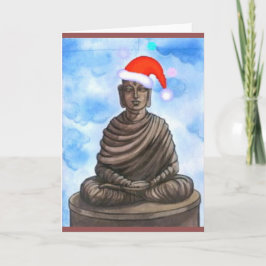 Buddhism - Buddha - God jul Hat Helgkort