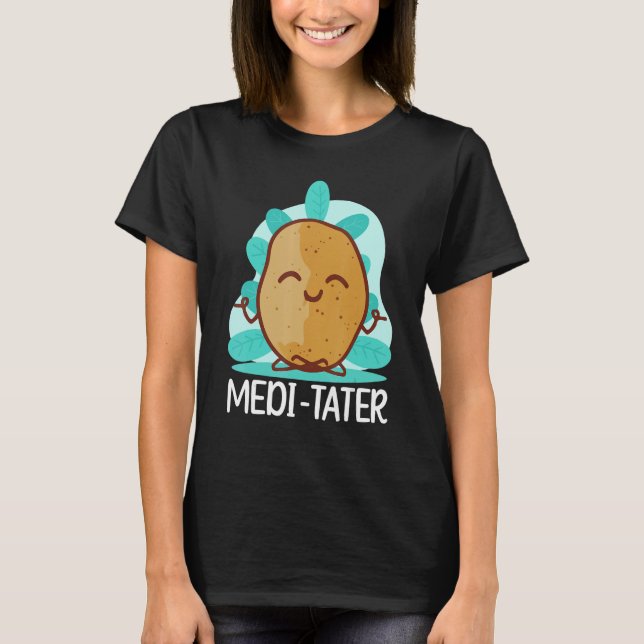 Buddhism Buddhist Buddha Potato Medi  Tater T Shirt (Framsida)