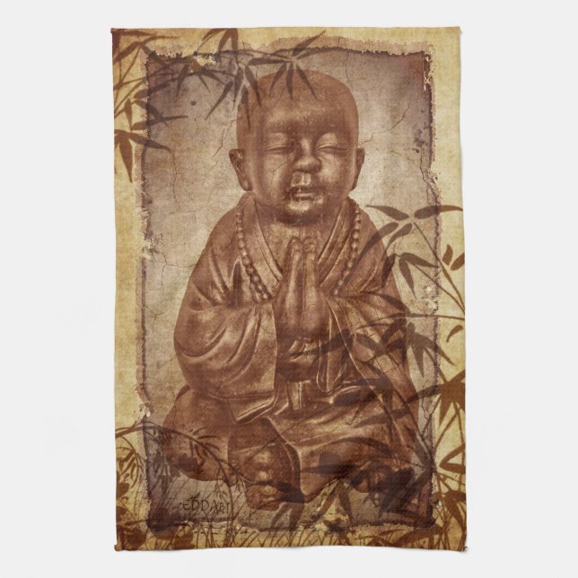 Buddhism Munk Kökshandduk (Vertikal)