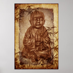 Buddhism Munk Poster