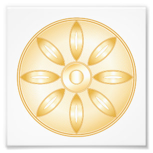 Buddhism Symbol Fototryck