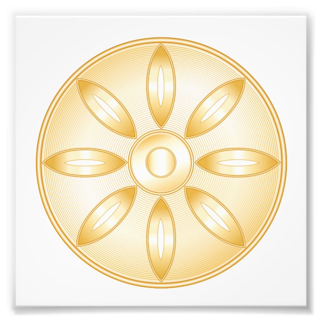 Buddhism Symbol Fototryck (Framsidan)