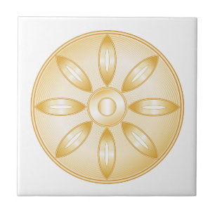 Buddhism Symbol Kakelplatta