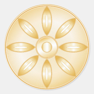 Buddhism Symbol Runt Klistermärke