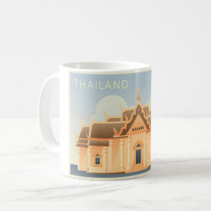 Buddhism Thailand Kaffemugg