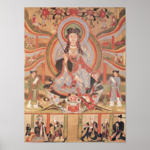 Buddhist banderoll poster