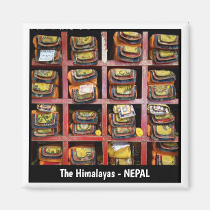 Buddhist Bibliotek, tibetanska texter bokar - Nepa Magnet