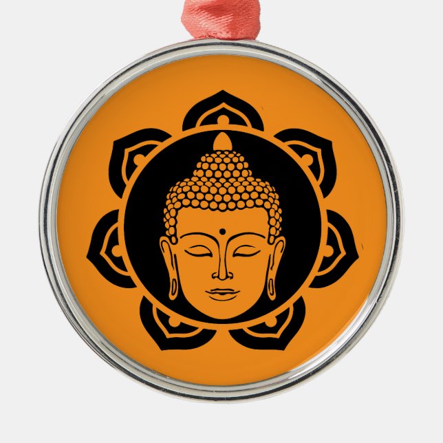 Buddhist Bodhi-dagen Julgransprydnad Metall (Framsidan)