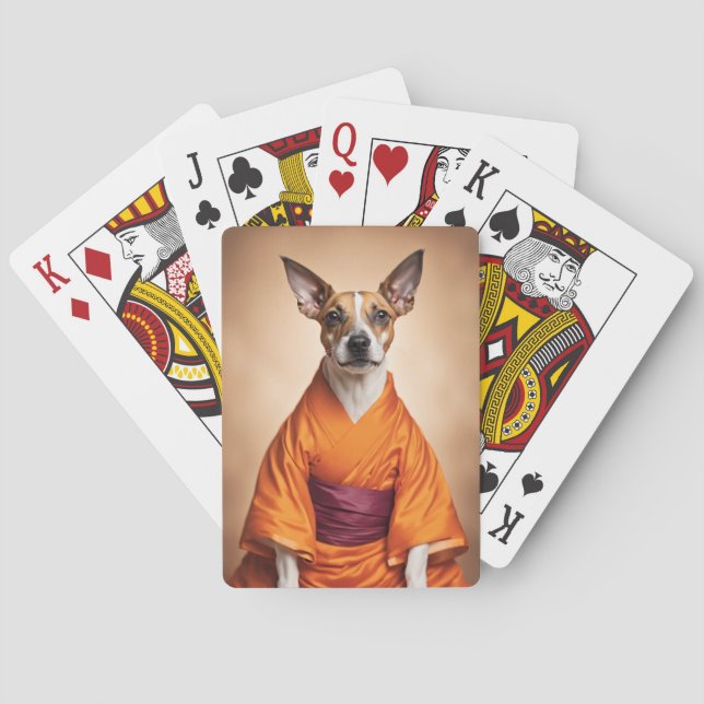 Buddhist Brazilian Terrier Casinokort (Baksidan)