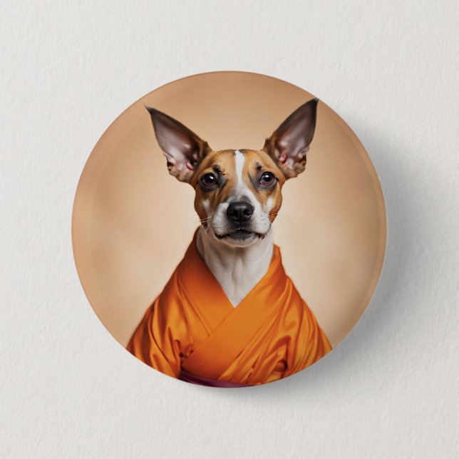 Buddhist Brazilian Terrier Knapp (Framsida)