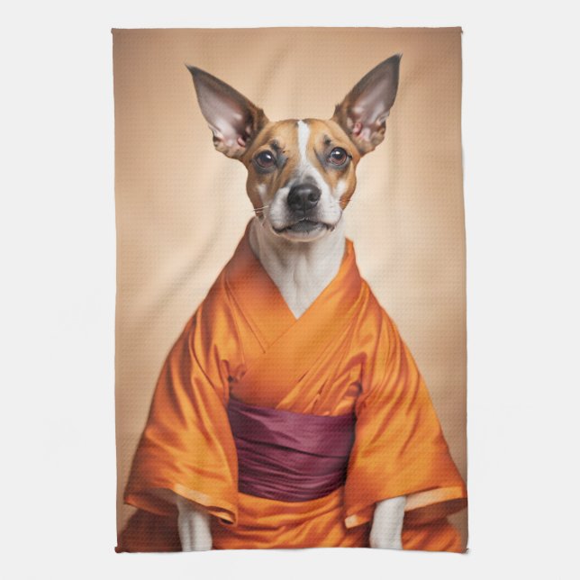 Buddhist Brazilian Terrier Kökshandduk (Vertikal)
