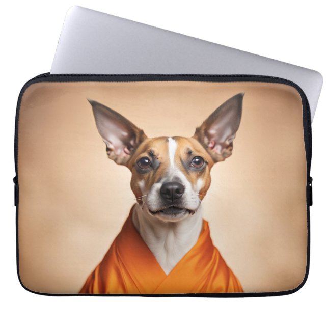 Buddhist Brazilian Terrier Laptop Fodral (Framsidan)