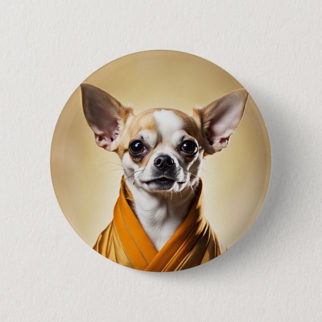 Buddhist Chihuahua Knapp (Framsida)
