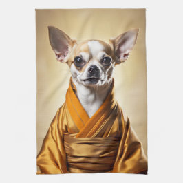 Buddhist Chihuahua Kökshandduk