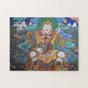 buddhist dzong art pussel