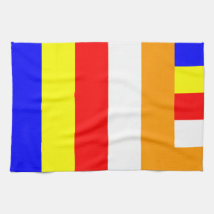 Buddhist Flagga Kökshandduk
