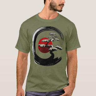 Buddhist Gift Manar Women Enso Circle Zen Buddhism T Shirt