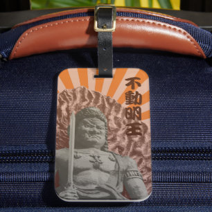 Buddhist Gudom Fudo Myo-o Pop Art Bagagebricka