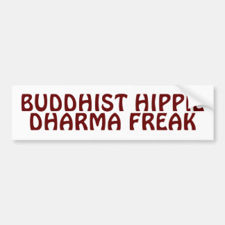 Buddhist Hippie Dharma Freak Bildekal