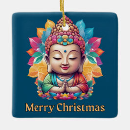Buddhist-jul Julgransprydnad Keramik