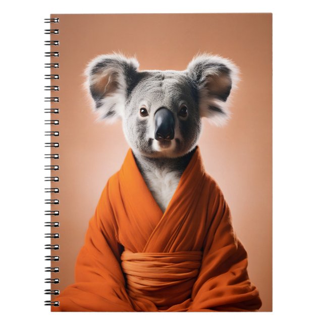 Buddhist Koala Anteckningsbok (Framsidan)