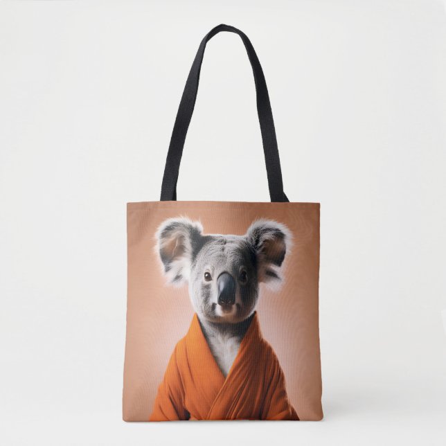 Buddhist Koala Tygkasse (Framsida)