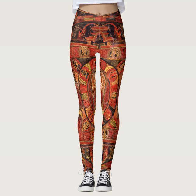 Buddhist Mandala från Compassion Leggings (Framsida)