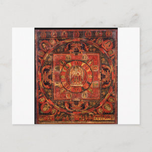 Buddhist Mandala från Compassion Vykort