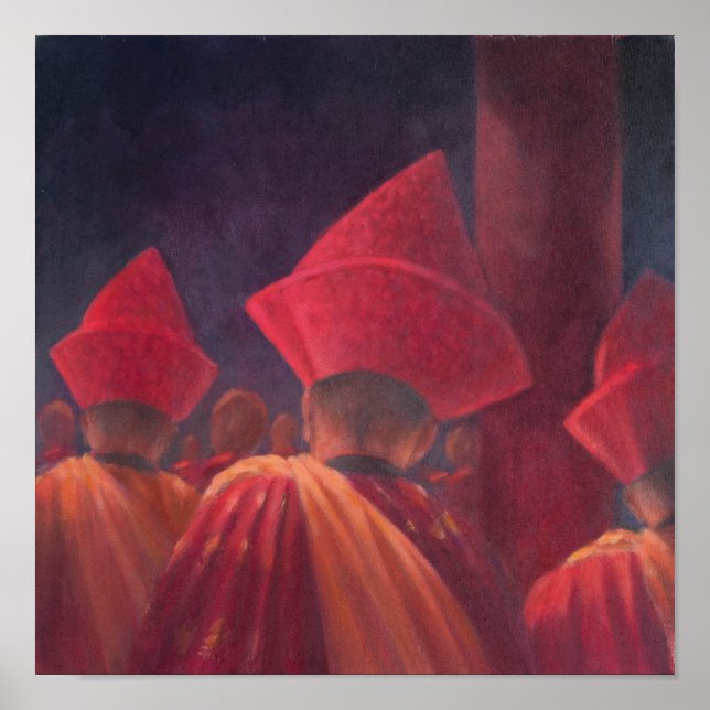 Buddhist Munk Bhutan 2012 Poster (Framsidan)