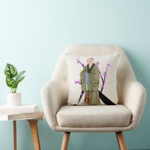 Buddhist Munk Dekorativ kudde