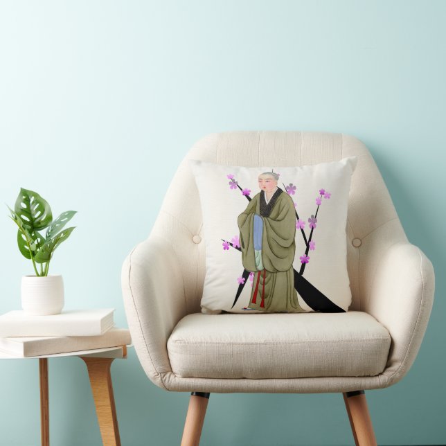 Buddhist Munk Dekorativ kudde (Stol)