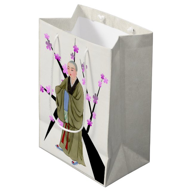 Buddhist Munk Gift Bag (Framsidan Vinklad)