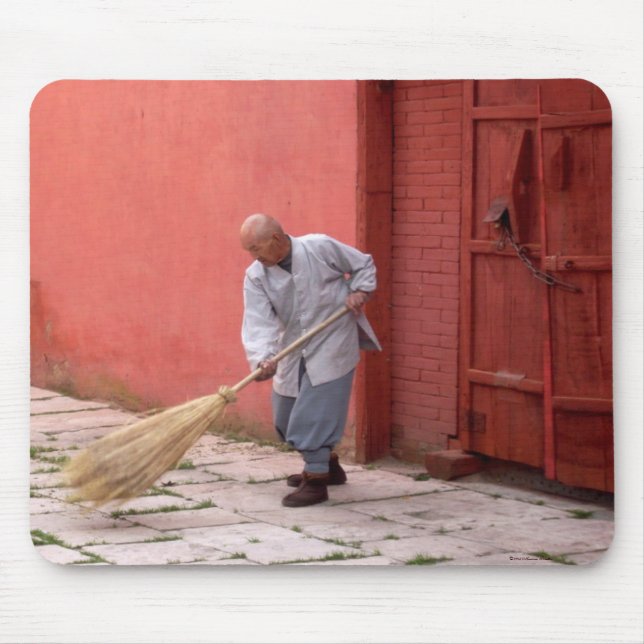 Buddhist Munk Mousepad Musmatta (Framsidan)