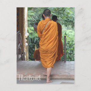Buddhist Munk Thailand Vykort